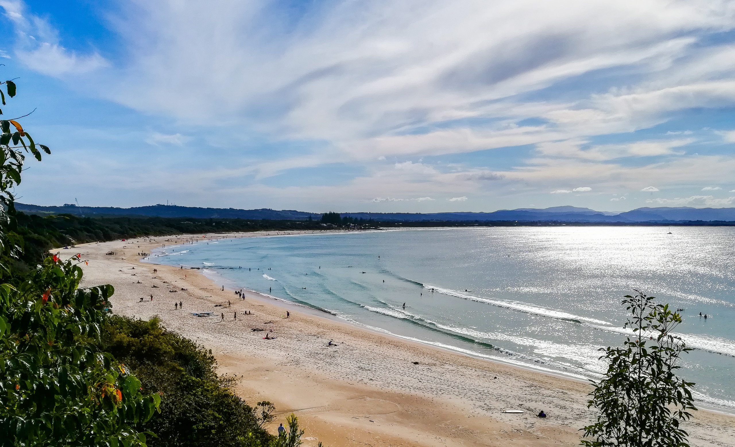 Main Beach surf spot in Byron Bay