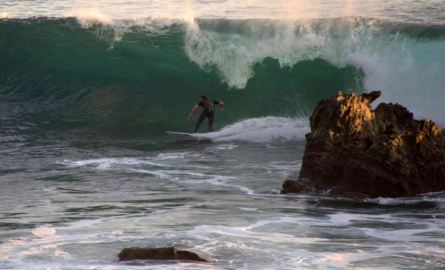 Surfing Laguna Beach - Rockpile