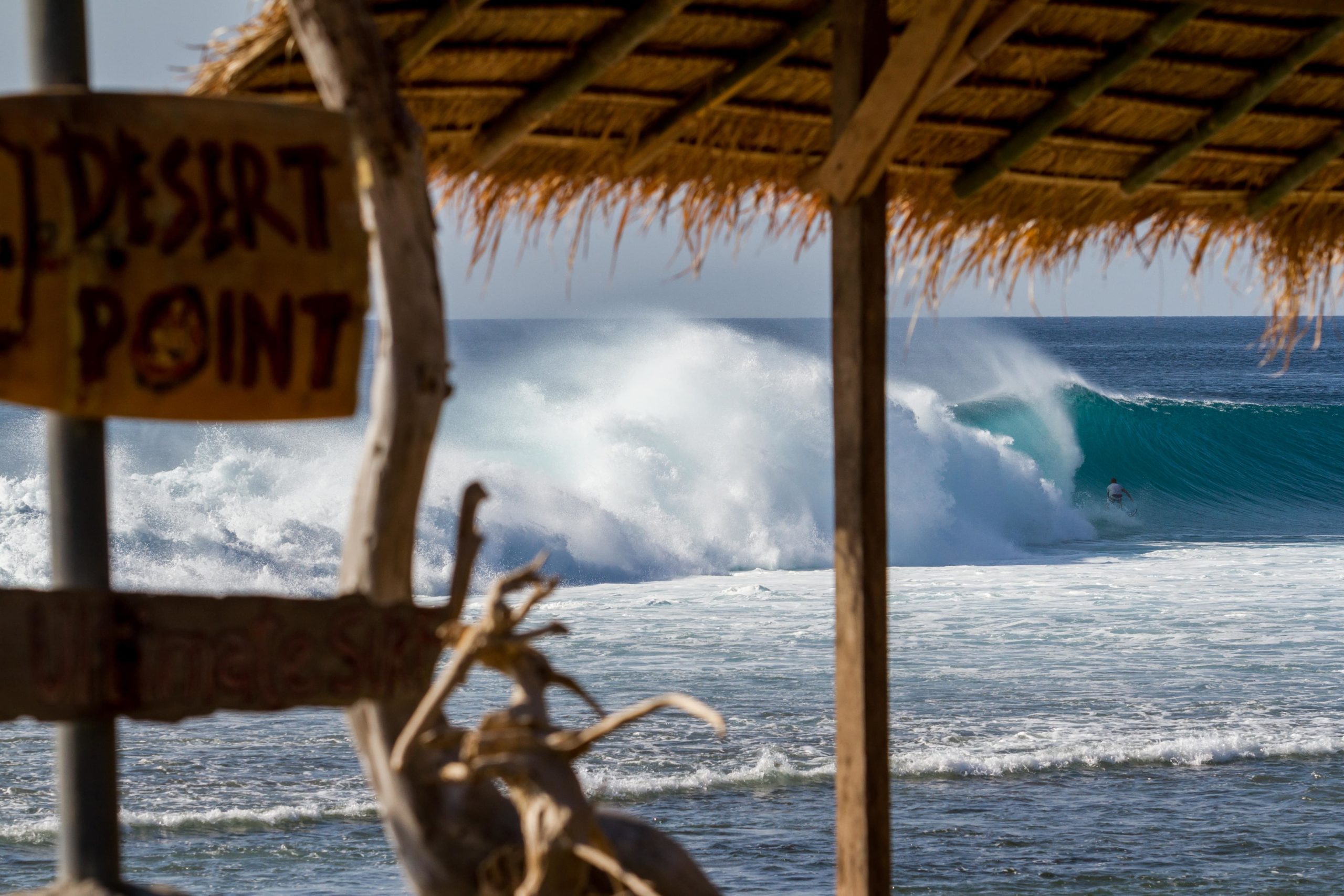 Desert Point surf spot Lombok Indonesia
