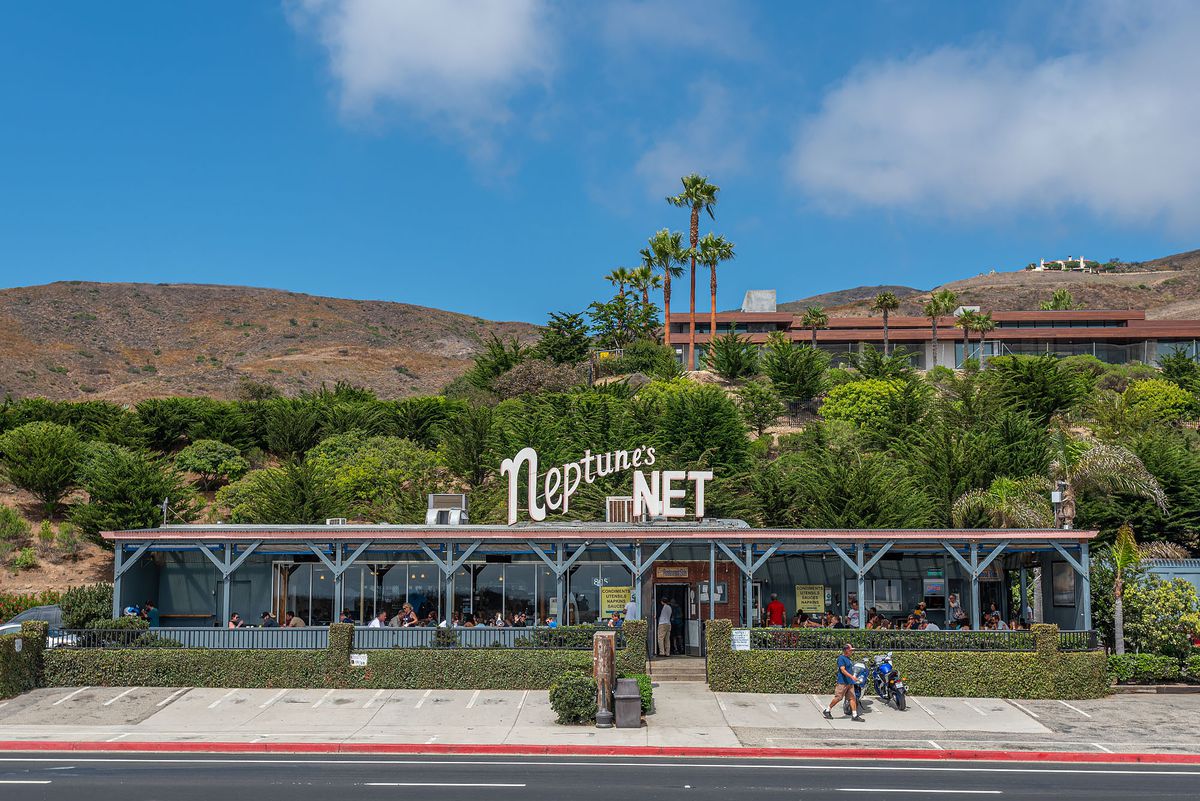 Surfing malibu - neptune's net