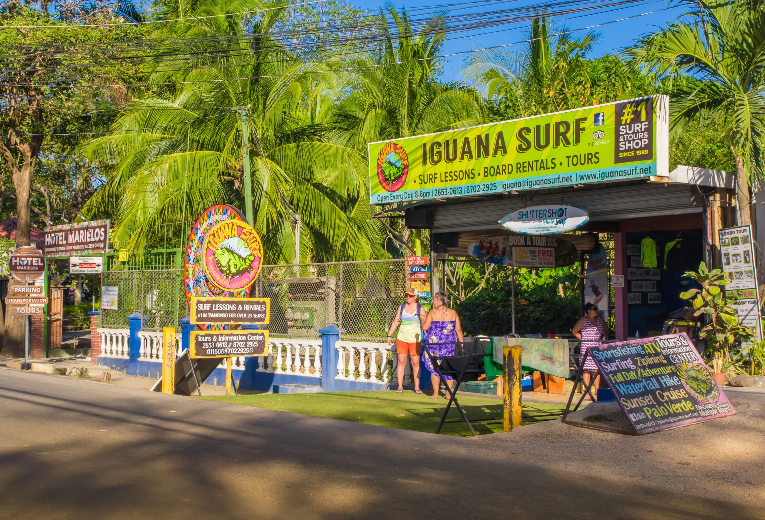 surfboard hire in Tamarindo