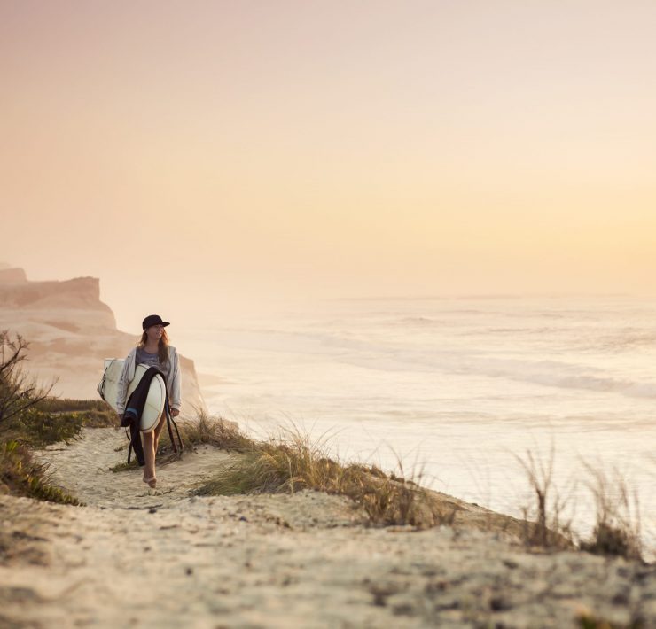 Surfing California