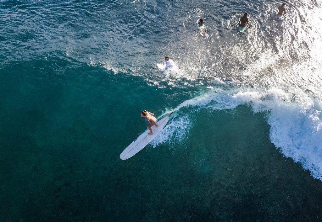 surfing Oahu