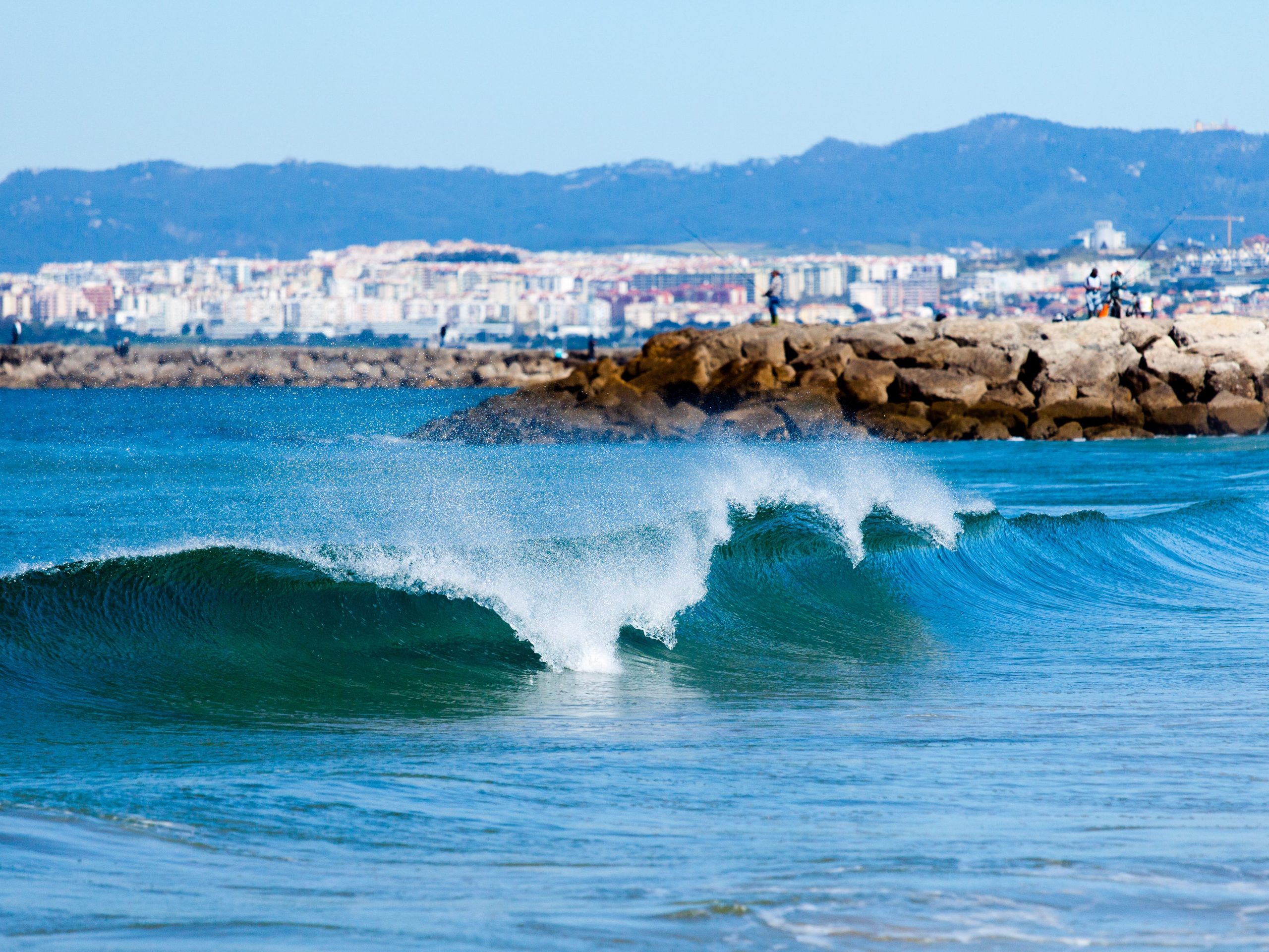 surfing Lisbon