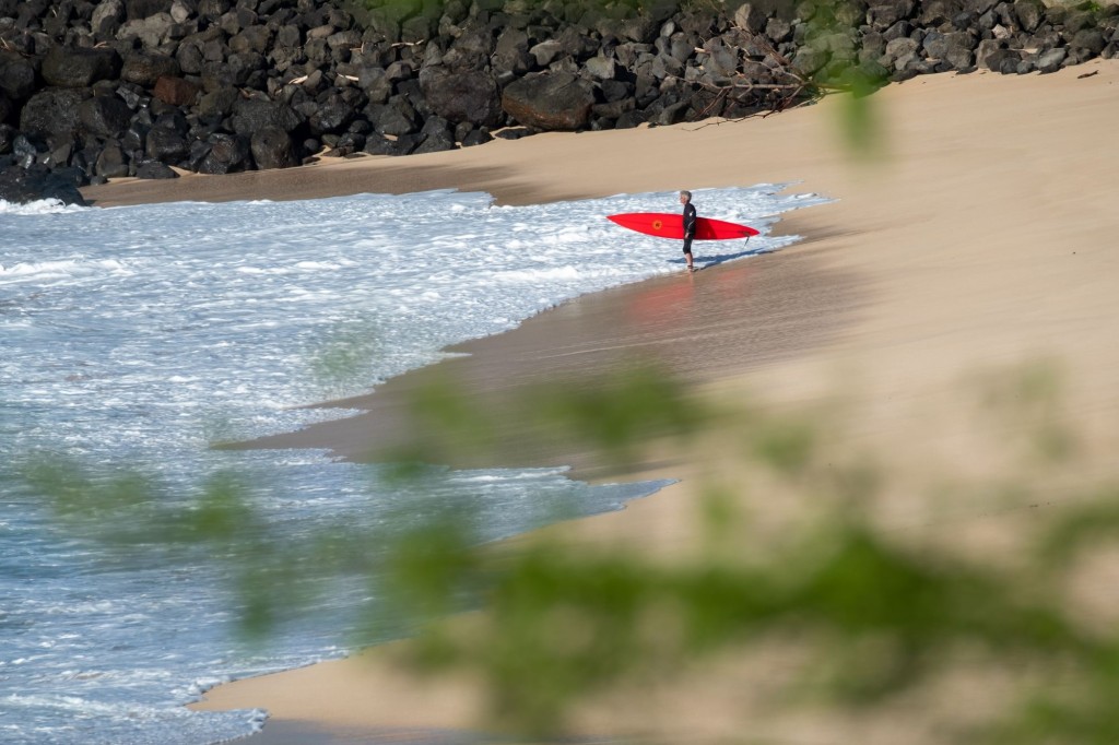 Surfing Oahu