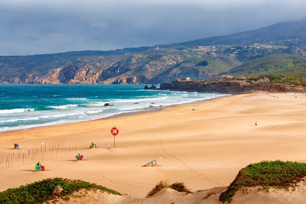 Surfing in Cascais Portugal